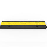 Darrahopens Auto Accessories > Auto Accessories Others > Automotive Repair & Speciality Tools VEVOR 3 Pcs 2-Cable Rubber Electrical Wire Cover Cord Protector Ramp 11000 lbs