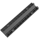 Darrahopens Auto Accessories > Auto Accessories Others > Automotive Repair & Speciality Tools VEVOR 3 Pcs 2-Cable Rubber Electrical Wire Cover Cord Protector Ramp 11000 lbs