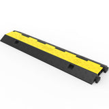 Darrahopens Auto Accessories > Auto Accessories Others > Automotive Repair & Speciality Tools VEVOR 3 Pcs 2-Cable Rubber Electrical Wire Cover Cord Protector Ramp 11000 lbs