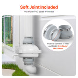 Darrahopens Auto Accessories > Auto Accessories Others > Automotive Repair & Speciality Tools VEVOR 4" to 4.5" Radon Mitigation Fan System Quiet 380CFM Inline Duct Waterproof
