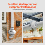 Darrahopens Auto Accessories > Auto Accessories Others > Automotive Repair & Speciality Tools VEVOR 6" to 4.5" Radon Mitigation Fan System Kit Quiet 380 CFM Inline Duct Fan