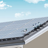 Darrahopens Auto Accessories > Auto Accessories Others > Automotive Repair & Speciality Tools VEVOR 8in x 100ft Solar Panel Bird Guard Critter Guard Roll Kit 50pcs Tire Wires