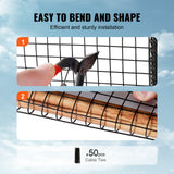 Darrahopens Auto Accessories > Auto Accessories Others > Automotive Repair & Speciality Tools VEVOR 8in x 100ft Solar Panel Bird Guard Critter Guard Roll Kit 50pcs Tire Wires