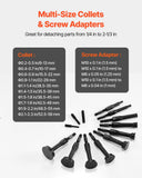 Darrahopens Auto Accessories > Auto Accessories Others > Automotive Repair & Speciality Tools VEVOR Blind Hole Bearing Puller Set, 16-in-1 Inner Bearing Race and Seal Extractor Kit, 16 PCS Slide Hammer Pilot Insert Inner Internal Bearing Removal Tool Set with 10 Split Collets and Counterstay