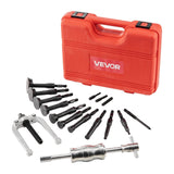 Darrahopens Auto Accessories > Auto Accessories Others > Automotive Repair & Speciality Tools VEVOR Blind Hole Bearing Puller Set, 16-in-1 Inner Bearing Race and Seal Extractor Kit, 16 PCS Slide Hammer Pilot Insert Inner Internal Bearing Removal Tool Set with 10 Split Collets and Counterstay