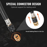 Darrahopens Auto Accessories > Auto Accessories Others > Automotive Repair & Speciality Tools VEVOR Compression Tester Adapter Kit, 9 Pcs Automotive Engine Cylinder Leak Down Compression Test, Accurate Dual Scale Pressure Gauge 0-300 psi, with Long Reach Hoses and Case for Engine Cylinders