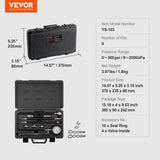 Darrahopens Auto Accessories > Auto Accessories Others > Automotive Repair & Speciality Tools VEVOR Compression Tester Adapter Kit, 9 Pcs Automotive Engine Cylinder Leak Down Compression Test, Accurate Dual Scale Pressure Gauge 0-300 psi, with Long Reach Hoses and Case for Engine Cylinders