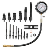 Darrahopens Auto Accessories > Auto Accessories Others > Automotive Repair & Speciality Tools VEVOR Diesel Engine Compression Tester, 18 pcs Cylinder Pressure Test Tool Kit, with 0-1000 psi Gauge and Adapters, Diesel Injector Tester Check Cylinders in Diesel Trucks, Tractors, Equipment