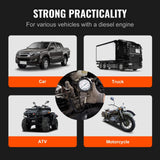 Darrahopens Auto Accessories > Auto Accessories Others > Automotive Repair & Speciality Tools VEVOR Diesel Engine Compression Tester, 18 pcs Cylinder Pressure Test Tool Kit, with 0-1000 psi Gauge and Adapters, Diesel Injector Tester Check Cylinders in Diesel Trucks, Tractors, Equipment