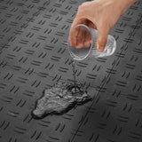 Darrahopens Auto Accessories > Auto Accessories Others > Automotive Repair & Speciality Tools VEVOR Garage Tiles Interlocking, 12 x 12 x 0.53 inch 25 Pack Garage Floor Covering Tiles, Non-Slip Double-Sided Texture Garage Flooring Tiles, for Garages, Basements, Repair Shops, Black