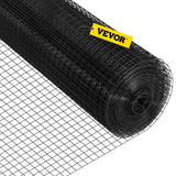 Darrahopens Auto Accessories > Auto Accessories Others > Automotive Repair & Speciality Tools VEVOR Hardware Cloth, 24\" x50\' & 1\"x1\" Mesh Size, Galvanized Steel Vinyl Coated 16 Gauge Welded Wire with A Cutting Plier & A Pair of Fabric Gloves, for Garden Fencing & Pet Enclosures, Black