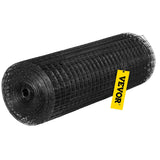Darrahopens Auto Accessories > Auto Accessories Others > Automotive Repair & Speciality Tools VEVOR Hardware Cloth, 24\" x50\' & 1\"x1\" Mesh Size, Galvanized Steel Vinyl Coated 16 Gauge Welded Wire with A Cutting Plier & A Pair of Fabric Gloves, for Garden Fencing & Pet Enclosures, Black