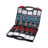 Darrahopens Auto Accessories > Auto Accessories Others > Automotive Repair & Speciality Tools VEVOR Helicoil Thread Repair Kit, 338-Piece SAE and Metric Rethreading Tool Kit, M5, M6, M8, M10, M12, 1/4", 5/16", 3/8", 7/16", 1/2", HSS Drill Bits Thread Inserts Taps Breakoff Installation Tools