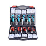 Darrahopens Auto Accessories > Auto Accessories Others > Automotive Repair & Speciality Tools VEVOR Helicoil Thread Repair Kit, 338-Piece SAE and Metric Rethreading Tool Kit, M5, M6, M8, M10, M12, 1/4", 5/16", 3/8", 7/16", 1/2", HSS Drill Bits Thread Inserts Taps Breakoff Installation Tools