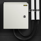 Darrahopens Auto Accessories > Auto Accessories Others > Automotive Repair & Speciality Tools VEVOR NEMA Steel Enclosure, 12 x 12 x 6''steel electrical box
electrical enclosur NEMA 4X Steel Electrical Box, IP66 Waterproof & Dustproof, Outdoor/Indoor Electrical Junction Box, with Mounting Plat