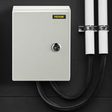 Darrahopens Auto Accessories > Auto Accessories Others > Automotive Repair & Speciality Tools VEVOR NEMA Steel Enclosure, 25 x 20 x 15 cm NEMA 4X Steel Electrical Box, IP66 Waterproof & Dustproof, Outdoor/Indoor Electrical Junction Box, with Mounting Plate