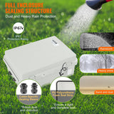 Darrahopens Auto Accessories > Auto Accessories Others > Automotive Repair & Speciality Tools VEVOR Outdoor Electrical Junction Box, 300 x 200 x 180 mm, ABS Plastic Electrical Enclosure Box with Hinged Cover Stainless Steel Latch, IP67 Dustproof Waterproof for Outdoor Electrical Projects