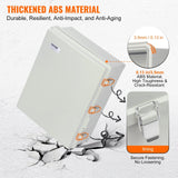 Darrahopens Auto Accessories > Auto Accessories Others > Automotive Repair & Speciality Tools VEVOR Outdoor Electrical Junction Box, 350 x 250 x 150 mm, ABS Plastic Electrical Enclosure Box with Hinged Cover Stainless Steel Latch, IP67 Dustproof Waterproof for Outdoor Electrical Projects