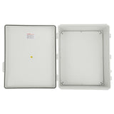 Darrahopens Auto Accessories > Auto Accessories Others > Automotive Repair & Speciality Tools VEVOR Outdoor Electrical Junction Box, 350 x 250 x 150 mm, ABS Plastic Electrical Enclosure Box with Hinged Cover Stainless Steel Latch, IP67 Dustproof Waterproof for Outdoor Electrical Projects