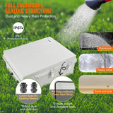 Darrahopens Auto Accessories > Auto Accessories Others > Automotive Repair & Speciality Tools VEVOR Outdoor Electrical Junction Box, 350 x 250 x 150 mm, ABS Plastic Electrical Enclosure Box with Hinged Cover Stainless Steel Latch, IP67 Dustproof Waterproof for Outdoor Electrical Projects