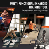 Darrahopens Auto Accessories > Auto Accessories Others > Automotive Repair & Speciality Tools VEVOR Plyometric Jump Box, 12 Inch Plyo Box, Steel Plyometric Platform and Jumping Agility Box, Anti-Slip Fitness Exercise Step Up Box for Home Gym Training, Conditioning Strength Training, Black