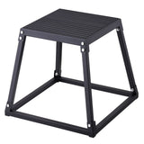 Darrahopens Auto Accessories > Auto Accessories Others > Automotive Repair & Speciality Tools VEVOR Plyometric Jump Box, 18 Inch Plyo Box, Steel Plyometric Platform and Jumping Agility Box, Anti-Slip Fitness Exercise Step Up Box for Home Gym Training, Conditioning Strength Training, Black