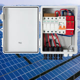 Darrahopens Auto Accessories > Auto Accessories Others > Automotive Repair & Speciality Tools VEVOR PV Combiner Box, 4 String with 15A Rated Current Fuse, 63A Circuit Breaker, Lightning Arreste Connector for On/Off Grid Solar Panel System, IP65