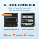 Darrahopens Auto Accessories > Auto Accessories Others > Automotive Repair & Speciality Tools VEVOR Shutter Exhaust Fan, 305 mm /12 inch with Temperature Humidity Controller, EC-motor, 904 CFM, Variable Speed Adjustable Wall Mount Attic Fan, Ventilation and Cooling for Greenhouses, Garages, Sheds