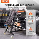 Darrahopens Auto Accessories > Auto Accessories Others > Automotive Repair & Speciality Tools VEVOR Top Automotive Creeper, Engine Creeper with Adjustable Height 45.7" to 66.3",181.44KGS Capacity High Creeper, 4 Swivel Caster Wheels, Heavy Duty Foldable Creeper for Auto Repair and Maintenance