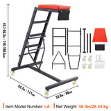 Darrahopens Auto Accessories > Auto Accessories Others > Automotive Repair & Speciality Tools VEVOR Top Automotive Creeper, Engine Creeper with Adjustable Height 45.7" to 66.3",181.44KGS Capacity High Creeper, 4 Swivel Caster Wheels, Heavy Duty Foldable Creeper for Auto Repair and Maintenance
