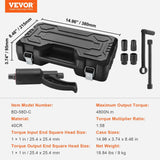Darrahopens Auto Accessories > Auto Accessories Others > Automotive Repair & Speciality Tools VEVOR Torque Multiplier, Heavy Duty Torque Multiplier Wrench Set, 1 Inch Drive Lug Nut Wrench Torque Multiplier, 1:58 4800N.m Lug Nut Remover, with 4 Sockets and Storage Case for Truck Trailer RV