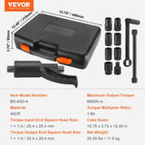 Darrahopens Auto Accessories > Auto Accessories Others > Automotive Repair & Speciality Tools VEVOR Torque Multiplier, Heavy Duty Torque Multiplier Wrench Set, 1 Inch Drive Lug Nut Wrench Torque Multiplier, 1:64 6800N.m Lug Nut Remover, with 8 Sockets and Storage Case for Truck Trailer RV