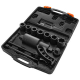 Darrahopens Auto Accessories > Auto Accessories Others > Automotive Repair & Speciality Tools VEVOR Torque Multiplier, Heavy Duty Torque Multiplier Wrench Set, 1 Inch Drive Lug Nut Wrench Torque Multiplier, 1:64 6800N.m Lug Nut Remover, with 8 Sockets and Storage Case for Truck Trailer RV