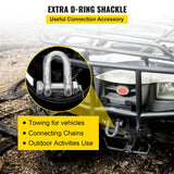 Darrahopens Auto Accessories > Auto Accessories Others > Automotive Repair & Speciality Tools VEVOR V Bridle Chain, 5/16 in x 2 ft Tow Chain Bridle, Grade 80 V-Bridle Transport Chain, 9260 Lbs Break Strength with TJ Hooks & Grab Hooks, Heavy Duty Pear Link Connector and Chain Shorteners