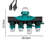 Darrahopens Auto Accessories > Auto Accessories Others > Automotive Repair & Speciality Tools Water Hose Splitter - 2-Way Hose Manifold with Leak-Proof Connector Valves