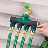Darrahopens Auto Accessories > Auto Accessories Others > Automotive Repair & Speciality Tools Water Hose Splitter - 2-Way Hose Manifold with Leak-Proof Connector Valves