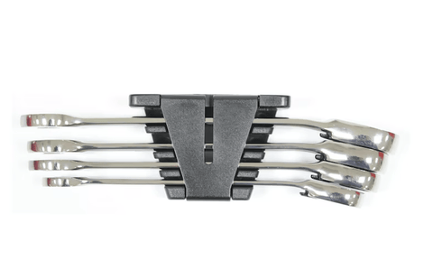Darrahopens Auto Accessories > Auto Accessories Others > Automotive Repair & Speciality Tools Wurth 4pcs Ratchet Combination Wrench Set with Reversing Lever – Chrome Vanadium Steel, 72-Tooth, High-Gloss Finish