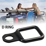 Darrahopens Auto Accessories > Auto Accessories Others > Cross Bar 6PCS Black Heavy Duty Fixing Point Anchor Eye Tie Down Lashing Loop D-Ring Hook