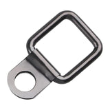 Darrahopens Auto Accessories > Auto Accessories Others > Cross Bar 6PCS Black Heavy Duty Fixing Point Anchor Eye Tie Down Lashing Loop D-Ring Hook