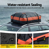 Darrahopens Auto Accessories > Auto Accessories Others > Cross Bar Giantz Roof Top Cargo Bag Waterproof Car Luggage Carrier 15 Cubic Ft Universal