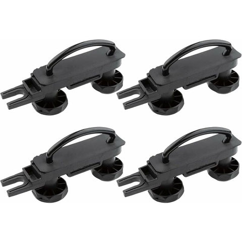 Darrahopens Auto Accessories > Auto Accessories Others > Cross Bar pcs Universal Roof Box U-Shaped Mounting Brackets Inner Width with 8 Lock Nuts
