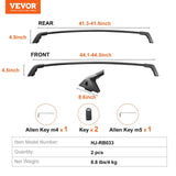 Darrahopens Auto Accessories > Auto Accessories Others > Cross Bar VEVOR Roof Rack Cross Bars, Compatible with Toyota RAV4 2020-2023, 160lbs Load Capacity, Aluminum Anti-Rust Crossbars with Locks, Rooftop Cargo Bag Luggage Carrier (Not Fit for Adventure/TRD Off-Road)