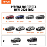 Darrahopens Auto Accessories > Auto Accessories Others > Cross Bar VEVOR Roof Rack Cross Bars, Compatible with Toyota RAV4 2020-2023, 160lbs Load Capacity, Aluminum Anti-Rust Crossbars with Locks, Rooftop Cargo Bag Luggage Carrier (Not Fit for Adventure/TRD Off-Road)