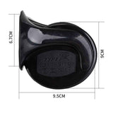 Darrahopens Auto Accessories > Auto Accessories Others > Fuel & Exhaust Train Horn for Truck 2pcs 12V Air Horn for Car Snail Electric Air Horn Marine Boat Loud Alarm Kit Boat Motorcycle Dual-tone Car Horn Loud Signal (Black)