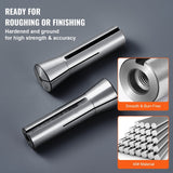 Darrahopens Auto Accessories > Auto Accessories Others > Fuel & Exhaust VEVOR 13 pcs Precision R8 Collet Set, 1/8'' - 7/8'', 45# Mill Collet Chuck 0.0012"/30μm TIR with 13 Labeled Storage Boxes, for Milling Machine Drill Presses Boring Machine Machining Center