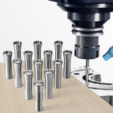 Darrahopens Auto Accessories > Auto Accessories Others > Fuel & Exhaust VEVOR 13 pcs Precision R8 Collet Set, 1/8'' - 7/8'', 45# Mill Collet Chuck 0.0012"/30μm TIR with 13 Labeled Storage Boxes, for Milling Machine Drill Presses Boring Machine Machining Center