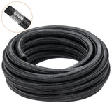 Darrahopens Auto Accessories > Auto Accessories Others > Fuel & Exhaust VEVOR 6AN Fuel Line Kit, 6.1 m Fuel Hose Kit, 0.86 cm Nylon Stainless Steel Braided Fuel Line Oil/Gas/Diesel Hose End Fitting Kit, with 12 PCS Swivel Fitting Adapter Kit, Black