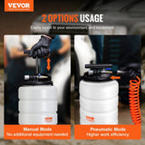 Darrahopens Auto Accessories > Auto Accessories Others > Fuel & Exhaust VEVOR Fluid Extractor, 15 Liters Capacity, Pneumatic/Manual Oil Changer Vacuum Fluid Extractor with Dipstick and Liquid Suction Hose, Oil Extractor Change Pump for Automotive Fluids Vacuum Evacuation