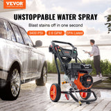 Darrahopens Auto Accessories > Auto Accessories Others > Fuel & Exhaust VEVOR Gas Pressure Washer Gas Powered Washer 3400 PSI 2.6 GPM 210cc 5 Nozzles