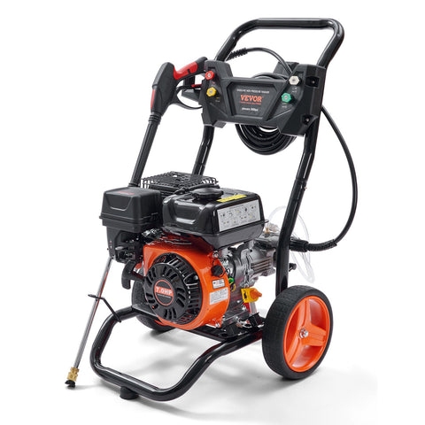 Darrahopens Auto Accessories > Auto Accessories Others > Fuel & Exhaust VEVOR Gas Pressure Washer Gas Powered Washer 3400 PSI 2.6 GPM 210cc 5 Nozzles
